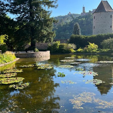 Ferienwohnung Burgenblilck Weinheim Dış mekan fotoğraf