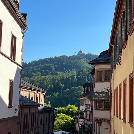 Ferienwohnung Burgenblilck Weinheim Dış mekan fotoğraf